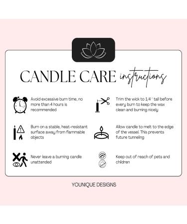 YouNique Designs Pregnancy Announcement Candle - 4 Oz All Natural Soy Vegan Aromatherapy | Perfect Reveal Gift for Grandparents Dad Family Uncle Aunt (Lavender & Vanilla - Buy Online on GoSupps.com