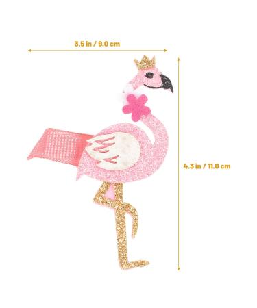 Amosfun Pink Flamingo Hair Clips - Cute Hair Accessories for Girls Toddlers & Teens - International Shipping Available - Buy Online on GoSupps.com