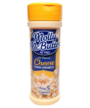 Molly McButter Fat Free CHEESE FLAVOR SPRINKLES 2oz (3 Pack)