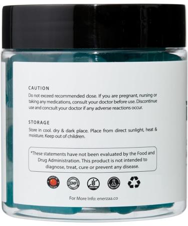 ENERZAA Daily Creatine Complex Gummies 4.5g Active Blend with Essential Electrolytes 2 Gummies per Day | 60 Count Jar | Supports Daily Vitality & Hydration (Blue Razz Flavor) - Buy Online on GoSupps.com