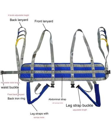 Patient Aid Padded Toileting Sling Patient Full Body Lift Walking Sling Durable And Sturdy Straps for Moving Patients To And From Commodes And Toilets - Buy Online on GoSupps.com