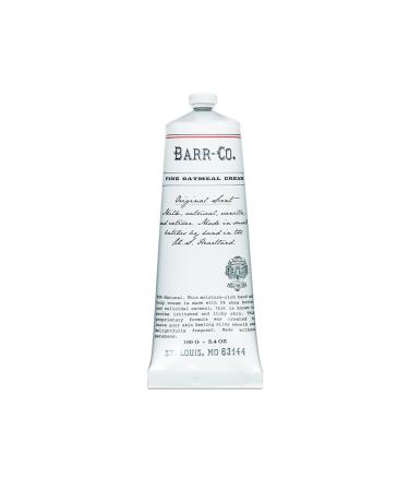 BARR-CO. Hand Cream Original Scent Tranquil Milky Scent with Oat Vanilla & Vetiver Hand Cream for Dry & Cracked Hands Shea Butter Cream 3.4 fl oz