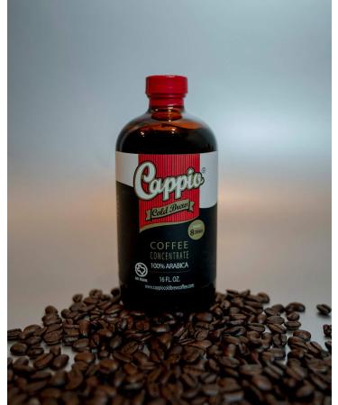 Cappio Cold Brew Coffee Concentrate 16oz - Smooth & Bold Flavor - Buy Online on GoSupps.com