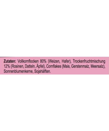 Seitenbacher Bircher Muesli I Whole Grain Cereals I Wheat I Oats I Corn Flakes I Raisins I 3 x 750 g - Buy Online on GoSupps.com