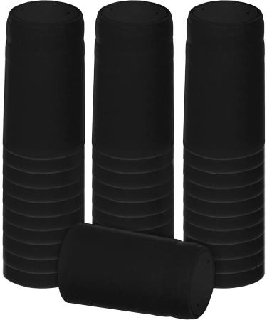 Buy 30 Black PVC Shrink Capsules for Bottles | Premium Quality Shrink Wrap for Packaging - Buy Online on GoSupps.com