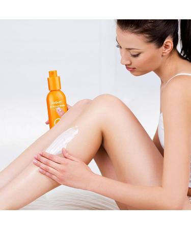 PUCHEN Vitamin C Body CreamBrightening Lazy Cream 100ml Refreshing Vitamin C Time Long Lasting Makeup Body Lotions for Uneven Skin Daily Use for Women and Men - Buy Online on GoSupps.com