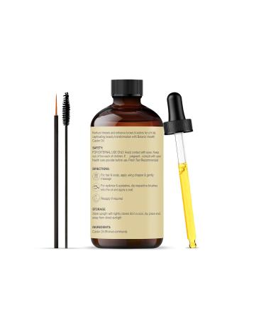 Botanic Hearth Hair Oil for Hair Growth | Strengthening Dry Frizzy Damaged Hair & Scalp Treatment | No Parabens or Harmful Sulfates | All Hair Types | Castor Hair Oil - 4 Fl Oz - Buy Online on GoSupps.com