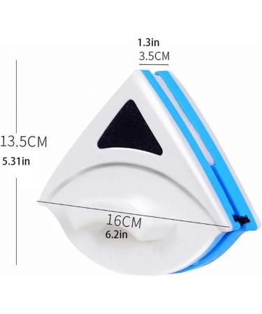 ZABEES Glass Brush Magnetic Double Side Glass Cleaning Brush For Window Cleaning Household Cleaning Tool Magnetic Window Cleaner - Buy Online on GoSupps.com
