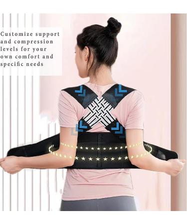 Instant Posture Corrector Adjustable Back Straightener Belt Correct Shoulder Back Posture Brace for Office Gym Home Thin Back Assistant Tool for Women and Men -L - Buy Online on GoSupps.com