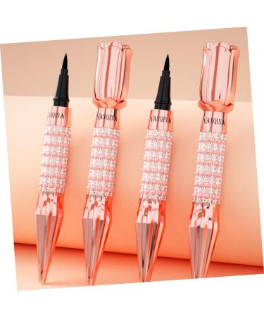 Healeved 2pcs Liquid Eyeliner Makeup Eyeliner Girl Eyeliner Suction Cup Pencil Holder Cosmetics Plastic - Buy Online on GoSupps.com