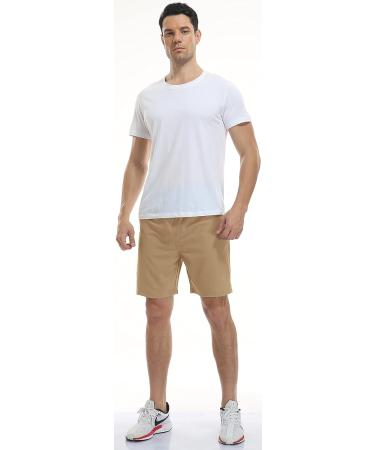 SPOSULEI Men's Water-Resistant Quick-Dry Hiking Shorts - Khaki Large - Buy Online on GoSupps.com