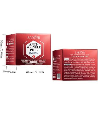 Buy Anti-Wrinkle Pill & Essential Oil - Anti-Aging Capsules for Youthful Skin | International Shipping Available - Buy Online on GoSupps.com