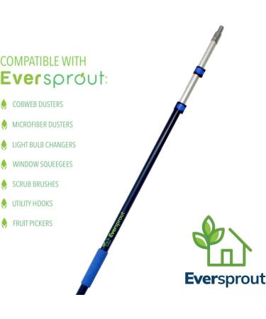 Eversprout Telescoping Boat Hook | Floats, Scratch-Resistant, Sturdy Design | Durable Lightweight 3-Stage Aluminum Pole | 12ft Reach for Boating Accessories - Buy Online on GoSupps.com
