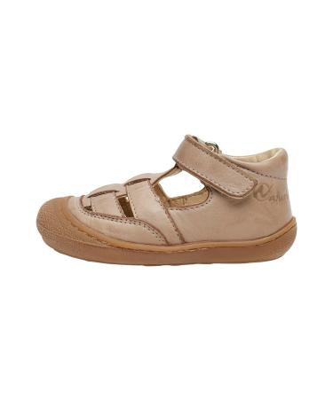 Naturino WAD-Leather Closed-Toe Shoes 6 UK Child Beige