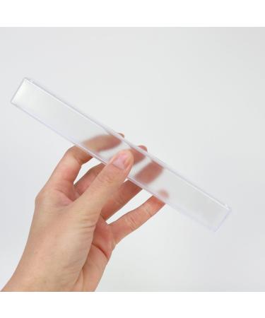 COM-FOUR 2-Pack Toothbrush Case - Transport & Storage Box for Hand Toothbrushes | Transparent & Black 20 cm | Ideal for Travel & Organization - Buy Online on GoSupps.com