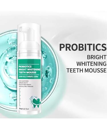 Lenaro Mousse - Lenaro Herbal Brightening Oral Repair Mousse Lenaro Probiotics Bright Whitening Teeth Mousse lenaro Gum Repair Treatment Oral Repair for Refreshing Breath Deep Cleaning (1pcs) - Buy Online on GoSupps.com