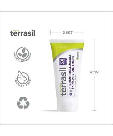 Terrasil Molluscum Contagiosum Ointment for Symptom Relief - All-Natural Skincare Solution for Inflammation and Itch - Safe for Children - 45g - Buy Online on GoSupps.com