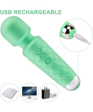 Quiet Waterproof Neck Shoulder Back Body Massager 6 inches Green - Ideal for Sports Recovery and Muscle Aches - Buy Online on GoSupps.com