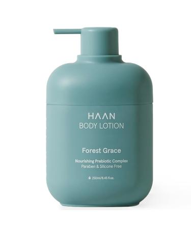 HAAN Moisturizing Body Lotion For Men and Women | Healthier Smoother and Softer Skin | Paraben & Silicon Free | Hydrating Body Lotion for all skin types. Forest Grace scent - 8.5 Fl. Oz.