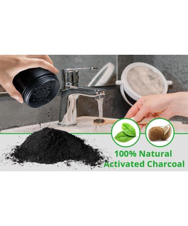 Buy Natural Teeth Whitening Charcoal Powder - Organic Chemical-Free Oral Care | 1.02 Ounce Pack - Buy Online on GoSupps.com
