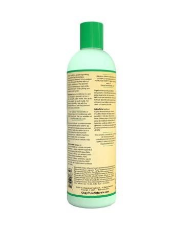 Okay Peppermint Conditioner 12oz - Soothing Revitalizing Sulfate & Silicone Free for All Hair Types | Made in USA - Buy Online on GoSupps.com