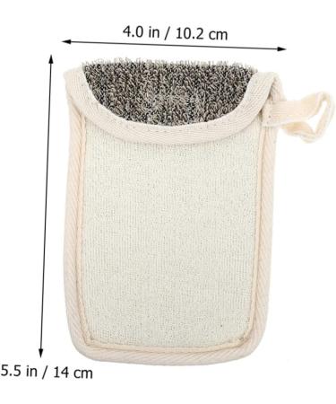 Baluue 16 Pcs Black Linen Soap Bag Foaming Soap Shower Foaming Bag Soap Pouch Cotton Soap Bags Flax - Buy Online on GoSupps.com
