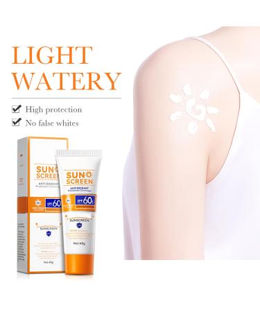 Buy Korean SPF 60 Sunscreen Lotion - Sweat & Water Resistant Moisturizing Full Body UV Protection - Buy Online on GoSupps.com
