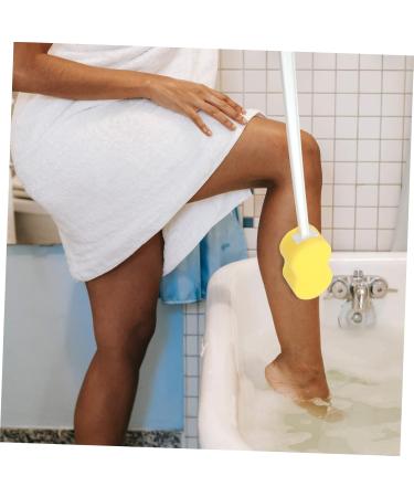 MERRYHAPY Long Handle Bath Sponge Shower Scrubbing Brush Back Cleaning Brush for Shower Body Cleansers Handle Shower Bath Sponge Back Bath Brush Bath Scrubber Bath Sponge with Handle Pp - Buy Online on GoSupps.com