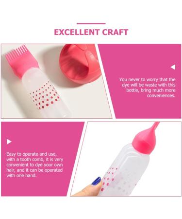 3 pi ces Lot de Flacons Applicateurs Peigne Racine pour Coloration et Soin Cheveux Secs Ab m s Facile Presser Utiliser Pratique pour Teinture Huile Capillaire et D coloration  - Buy Online on GoSupps.com