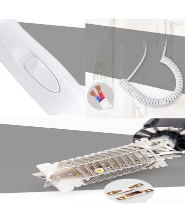 Lightweight Hair dryer1200W Bathroom Wall Hair Dryer Hotel Wall Hair Dryer Constant Temperature Protect Hair 2Heat Settings Hose Spiral Overheating Protection Low Noise Suitable for Family Hotel Gym - Buy Online on GoSupps.com