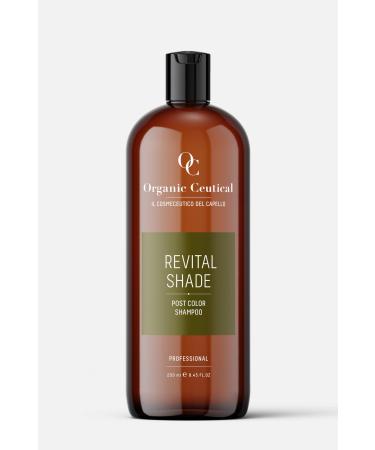Organic Ceuticals Revital Shade - Shampoo for Color Treated Hair | Hair Color Shampoo for Women Color Safe Shampoo for Color Treated Hair with Argan Oil Vitamin B5 Henna Extract (8.45 fl oz)