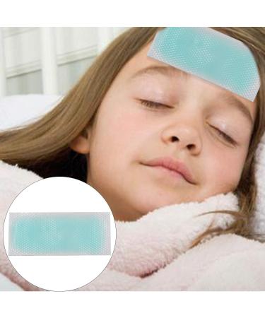 20 Sheets Fever Cooling Gel Patches - for Kids, Adults & Pets | Relieve Headache, Toothache & Fatigue - Effective Cooling Forehead Strips - Buy Online on GoSupps.com