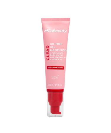 MCoBeauty Clear Oil-Free Gel Moisturiser - Hydrating Lightweight Formula for All Skin Types | International Shipping Available - Buy Online on GoSupps.com