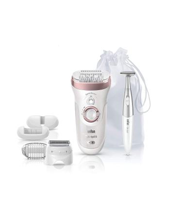 Braun Silk-épil 9 9-890 Facial Hair Removal for Women, Bikini Trimmer, Womens Shaver Wet & Dry, Cordless and 7 extras - Buy Online on GoSupps.com