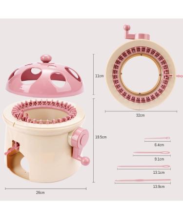 Smart Weaving Loom 32 Needles Knitting Machine Kit for Adults/Child - DIY Hand Knitting Circle Machine - Rotating Double Knitting Machine - Buy Online on GoSupps.com