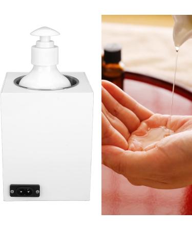 Hushui Massage Oil Bottle Warmer - Adjustable Single Lotion Warmer for Spa & Home Use | Rapidly Heats Cream Dispenser (White) - Buy Online on GoSupps.com