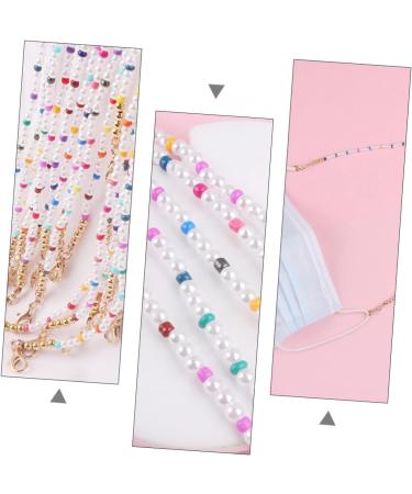 Shop Minkissy 6-Piece Mask Glasses Hanging Chain for Ear Pressure Relief - Sturdy Children's Glasses Chain & Dream Pearls - Buy Online on GoSupps.com