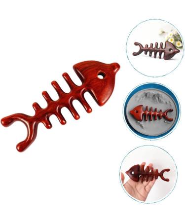 Minkissy Multifunctional Massage Comb - Body & Face Massager Salon Hair Brush Children's Creative Tractors Sandalwood & Rosewood Hairdressing Tools - Buy Online on GoSupps.com