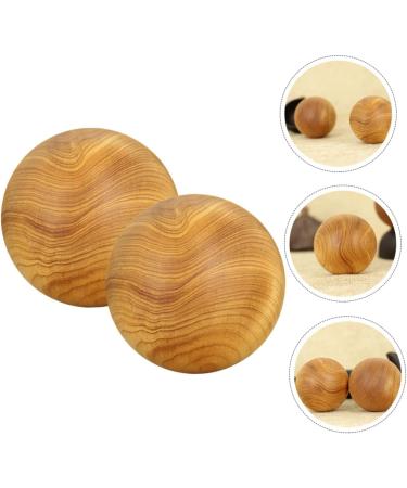 Fomiyes 4-Piece Wooden Massage Globe Set - Hand Face Foot & Neck Massage Tool for Relaxation & Therapy - Buy Online on GoSupps.com