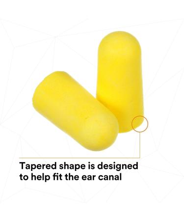 3M E-A-R TaperFit 2 Earplugs - Uncorded Yellow Foam 200 Pairs | Best Noise Reduction for Travel & Work - Buy Online on GoSupps.com