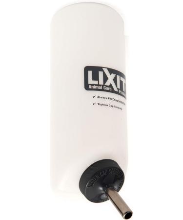 Lixit Wide Mouth Water Bottles for Dogs - 900ml (32oz) - Ideal for Small & Large Dogs - White/Opulent Garden - International Shipping Available - Buy Online on GoSupps.com