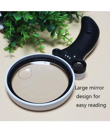 Magnifiers LED Multi-Function Magnifier with Light - 10X /20X /25X /55XLens - Illuminated Magnifier Super High Clarity Lightweight Reading Aids - Buy Online on GoSupps.com