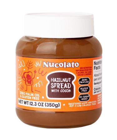 Nucolato Hazelnut Spread | Diabetic Snacks, Gluten Free Snacks, Low Carb Snack , Keto Food, Keto Hazelnut Spread, Healthy Snacks, Keto Friendly Food 12.3 OZ