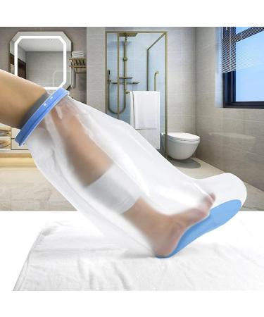 SUPERNIGHT Waterproof Leg Cast Cover - Adult Half Leg Bandage Protector for Leg and Foot Wounds | Anti-Slip Design | Watertight Cast Cover - Buy Online on GoSupps.com