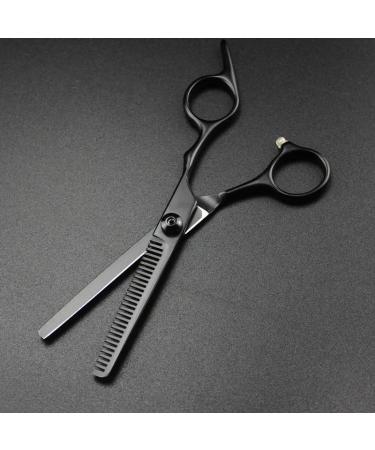 Hair Cutting Scissors 6 Inch Professional Japan Steel Black Screw Hair Cutting Scissors Haircut Thinning Barber Haircutting Shears Hairdressing Scissors Set - Buy Online on GoSupps.com