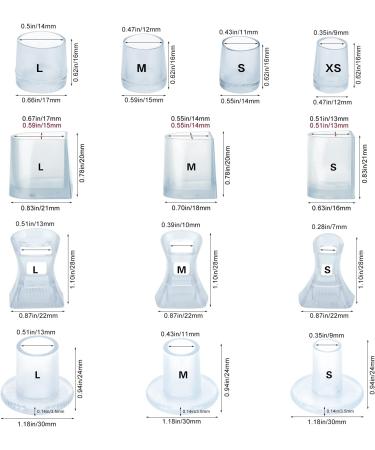 OOTSR 13 Pairs Clear Heel Stoppers - Heel Protectors for High Heels on Grass, Uneven Floors, Weddings & Outdoor Events - Buy Online on GoSupps.com