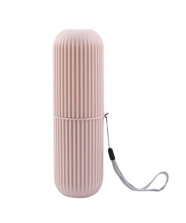 Vllold toothbrush holder travel case dust poet portable toothbrush holder with cover multifunctional travel toothbrush organizer for home travel business camping school rose