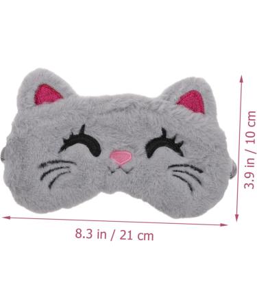 FOMIYES 6 Pcs Kids Sleep Mask Set - Cartoon Blindfolds & Plush Eye Patches for Travel & Sleep - Adorable Bunny & Cat Designs - Buy Online on GoSupps.com