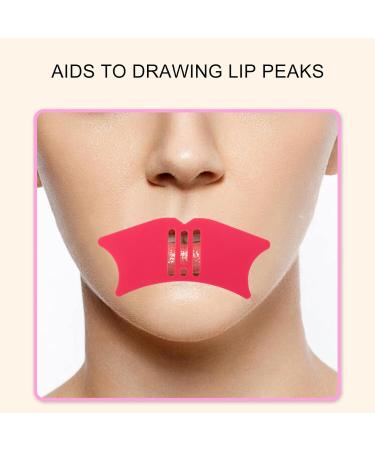 Nose Shadow Template & Silicone Contour Tool Set for Makeup | Rose Red Eyebrow & Beauty Applicator - Buy Online on GoSupps.com