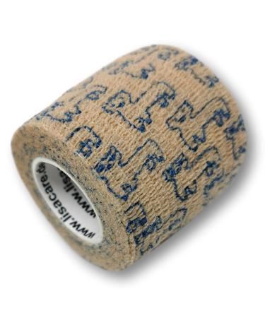 Lisacare first aid children - 4 rolls 5cm wide - self -adhering elastic for children - huge color and motif selection - bandages for comforting (Alpaka) Alpaka 4 -Set